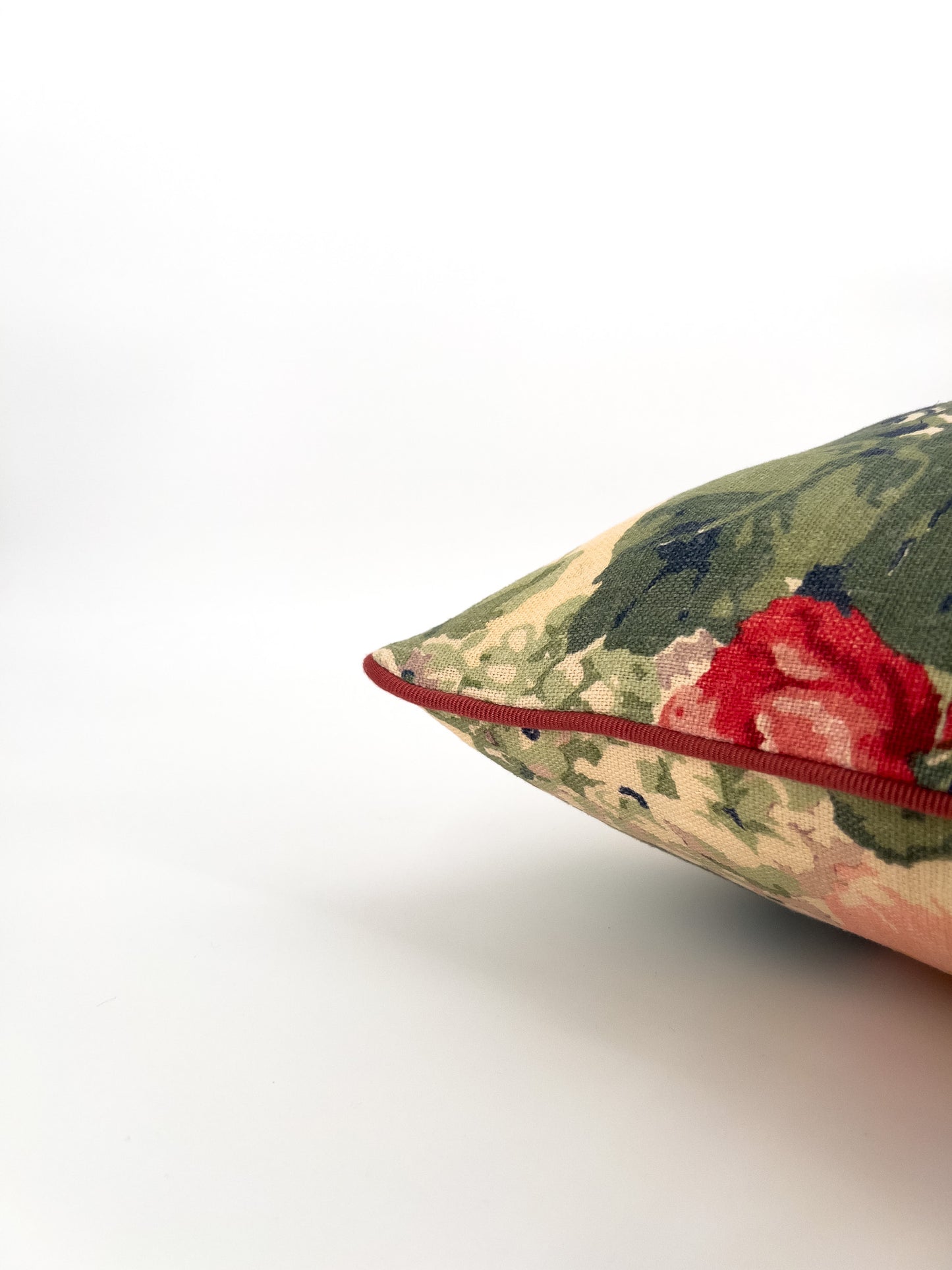 Floral Scatter Cushion Cover With Piped Edge